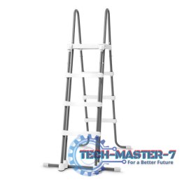 Drabinka do basenu 122 cm antypoślizgowe stopnie INTEX 28076 INTEX
