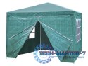 Namiot pawilon ogrodowy handlowy 3x3 m 4 ścianki zielony MultiGarden MultiGarden