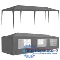 Namiot pawilon ogrodowy handlowy 3x9 m 8 ścianek szary MultiGarden MultiGarden