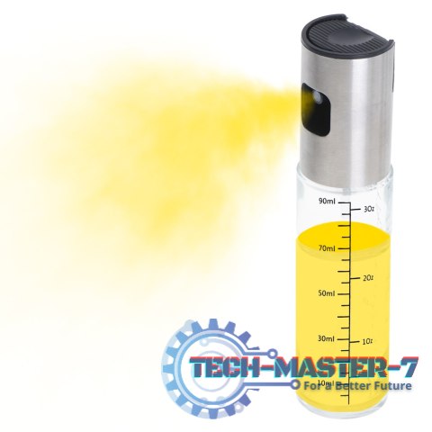 Spryskiwacz do oleju oliwy dozownik w sprayu ze skalą 100ml Spryskiwacz do oleju oliwy dozownik w sprayu ze skalą 100ml