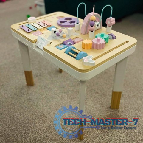Stolik manipulacyjny LULILO montessori różowy Stolik manipulacyjny LULILO montessori różowy