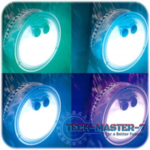 Wielokolorowa lampa LED na baterie do SPA INTEX 28503 INTEX Wielokolorowa lampa LED na baterie do SPA INTEX 28503 INTEX