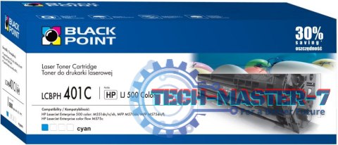Kaseta z tonerem BLACK POINT LCBPH401C Zamiennik HP CE401A LCBPH401C Kaseta z tonerem BLACK POINT LCBPH401C Zamiennik HP CE401A LCBPH401C