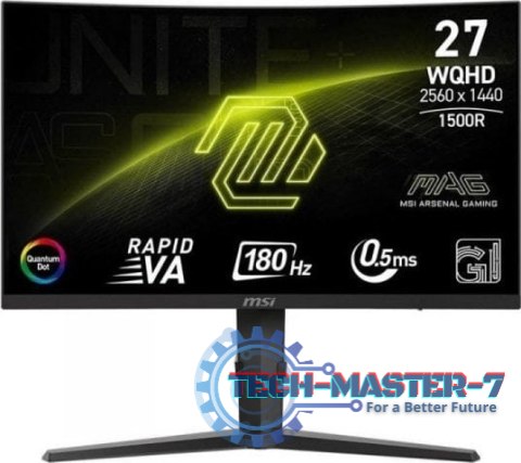 Monitor MSI 9S6-3CD04H-027 (27" /VA /180Hz /2560 x 1440 /Czarny) Monitor MSI 9S6-3CD04H-027 (27" /VA /180Hz /2560 x 1440 /Czarny)