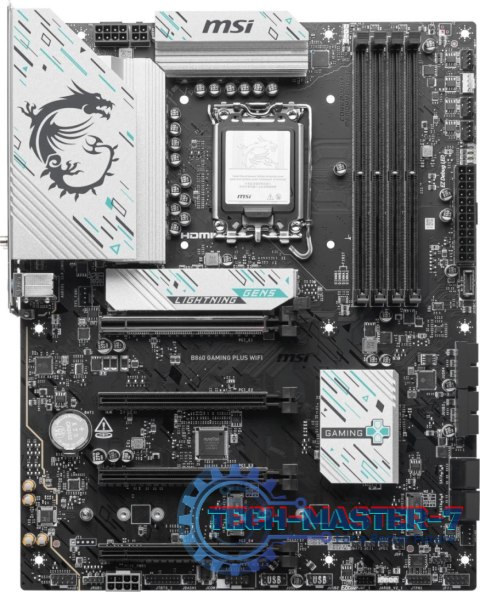 Płyta główna MSI B860 GAMING PLUS WIFI LGA1851 ATX Płyta główna MSI B860 GAMING PLUS WIFI LGA1851 ATX