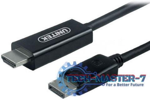 UNITEK Display Port - HDMI 1.8 m 1.8m /s1x DisplayPort (wtyk) 1x HDMI (wtyk) UNITEK Display Port - HDMI 1.8 m 1.8m /s1x DisplayPort (wtyk) 1x HDMI (wtyk)