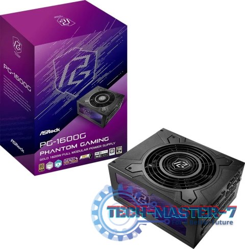 Zasilacz PC ASROCK 1600W 90-UXP160-GFEAAB Zasilacz PC ASROCK 1600W 90-UXP160-GFEAAB