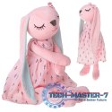 Maskotka pluszowa królik różowy 52cm