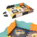 Mata edukacyjna piankowa puzzle zwierzątka kolorowa 114 x 114 cm 25 elementów