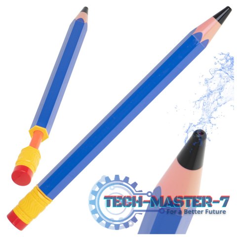 Sikawka strzykawka pompka na wodę ołówek 54-86cm niebieski Sikawka strzykawka pompka na wodę ołówek 54-86cm niebieski