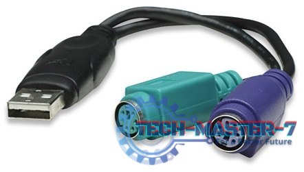 Adapter MANHATTAN USB Typ A - 2x PS/2 179027 USB - PS/2