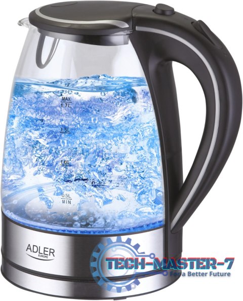 Czajnik ADLER AD 1225 (1.7L /2000W /Stalowo-czarny ) Czajnik ADLER AD 1225 (1.7L /2000W /Stalowo-czarny )