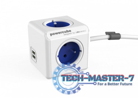 Listwa zasilająca ALLOCACOC PowerCube Extended 2402BL Extended USB 1,5M BLUE 2402 BL Listwa zasilająca ALLOCACOC PowerCube Extended 2402BL Extended USB 1,5M BLUE 2402 BL