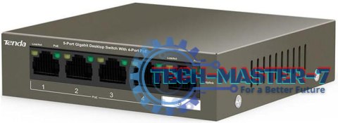 Przełącznik TENDA TEG1105P-4-63W (5x 10/100/1000 ) Przełącznik TENDA TEG1105P-4-63W (5x 10/100/1000 )