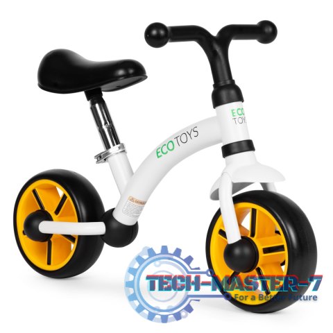 Rowerek biegowy dla dzieci koła EVA regulacja siodełka czarny ECOTOYS ECOTOYS Rowerek biegowy dla dzieci koła EVA regulacja siodełka czarny ECOTOYS ECOTOYS