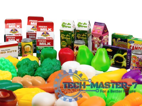 Zestaw produktów spożywczych warzywa owoce do kuchni 120 sztuk MULTISTORE Zestaw produktów spożywczych warzywa owoce do kuchni 120 sztuk MULTISTORE