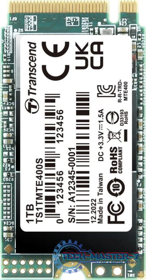Dysk SSD TRANSCEND TS1TMTE400S (M.2 2242″ /1 TB ) Dysk SSD TRANSCEND TS1TMTE400S (M.2 2242″ /1 TB )