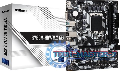 Płyta główna ASROCK B760M-HDV/M.2 (Socket 1700 /micro ATX) Płyta główna ASROCK B760M-HDV/M.2 (Socket 1700 /micro ATX)