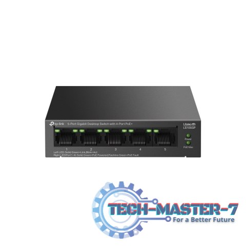 Przełącznik TP-LINK LS105GP (5x 10/100/1000 ) Przełącznik TP-LINK LS105GP (5x 10/100/1000 )