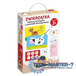 Zwierzątka Zabawy kreatywne z pisakiem zmazywakiem