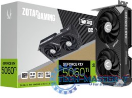Karta graficzna ZOTAC GAMING GeForce RTX 5060 Ti 16GB TWIN EDGE OC GDDR7 (ZT-B50620H-10M)