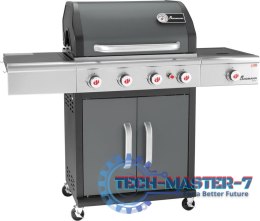 Landmann Triton 4.1 PTS szary (12964) Grill ogrodowy gazowy 15 kW 65 cm x 44 cm