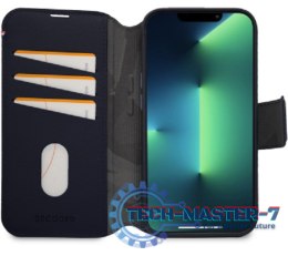 Decoded Detachable Wallet - skórzana obudowa ochronna do iPhone 14 Pro kompatybilna z MagSafe (navy)