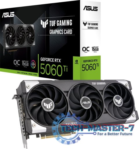 Karta graficzna ASUS TUF GAMING RTX5060 TI 16GB OC (90YV0MG0-M0NA00)