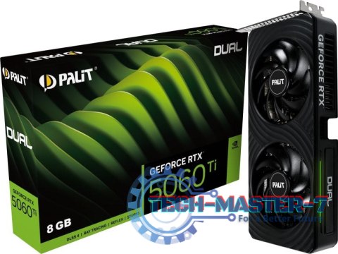 Karta graficzna GeForce RTX 5060 TI DUAL 8GB GDDR7 Karta graficzna GeForce RTX 5060 TI DUAL 8GB GDDR7
