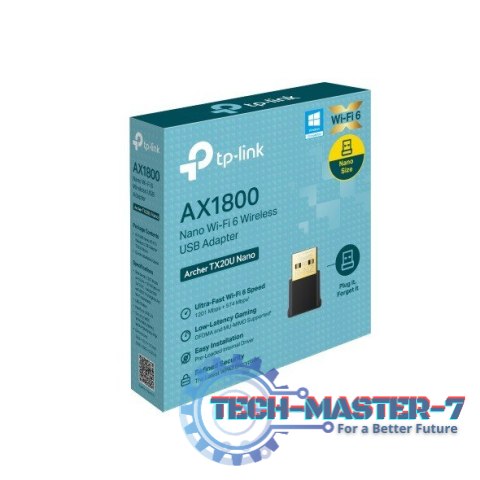 Karta sieciowa bezprzewodowa TP-LINK Archer TX20U Nano Karta sieciowa bezprzewodowa TP-LINK Archer TX20U Nano