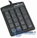 Klawiatura Przewodowa MANHATTAN Numeric Keypad USB Czarny