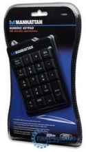 Klawiatura Przewodowa MANHATTAN Numeric Keypad USB Czarny