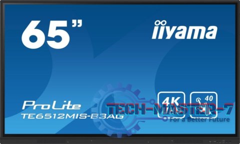 Monitor dotykowy IIYAMA TE6512MIS-B3AG (65" /IPS /60Hz /3840 x 2160 /Czarny )