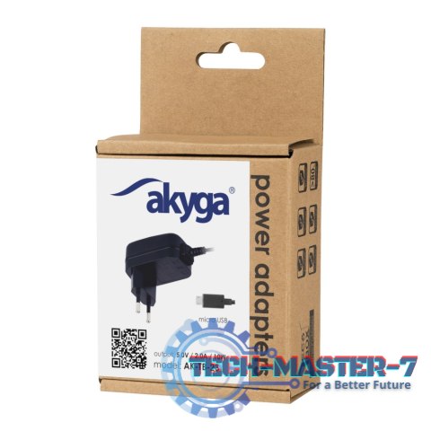 Zasilacz AKYGA AK-TB-23(microUSB typ B\2000mA\5V) Zasilacz AKYGA AK-TB-23(microUSB typ B\2000mA\5V)