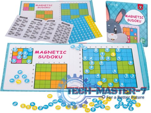 Gra logiczna łamigłówka magnetyczne sudoku