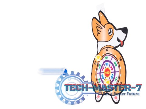 Tarcza Dart z rzutkami piłkami na rzep corgi Tarcza Dart z rzutkami piłkami na rzep corgi