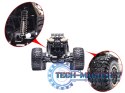 Samochód zdalnie sterowany 2,4GHz 1:8 51cm metal złoty