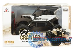 Samochód zdalnie sterowany na pilota RC Rock Crawler 1:12 4WD METAL srebrny