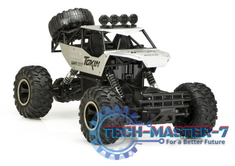 Samochód zdalnie sterowany na pilota RC Rock Crawler 1:12 4WD METAL srebrny Samochód zdalnie sterowany na pilota RC Rock Crawler 1:12 4WD METAL srebrny