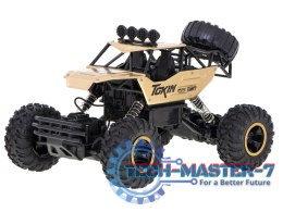 Samochód zdalnie sterowany na pilota RC Rock Crawler 1:12 4WD METAL złoty