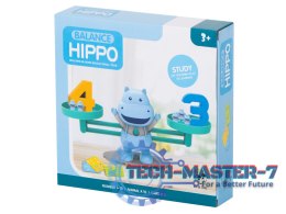 Waga szalkowa edukacyjna nauka liczenia hipopotam mini
