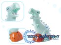 Tor zjeżdżalnia wyścig dinozaurów tor dinozaur ruchome schody światła dźwięk