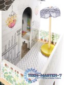 Domek dla lalek drewniany MDF mebelki 122cm XXL LED