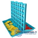 Gra logiczna planszowa szczęśliwa czwórka cztery w rzędzie 25x19x20 cm