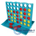 Gra logiczna planszowa szczęśliwa czwórka cztery w rzędzie 25x19x20 cm