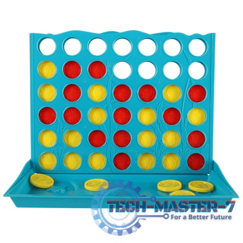 Gra logiczna planszowa szczęśliwa czwórka cztery w rzędzie 25x19x20 cm Gra logiczna planszowa szczęśliwa czwórka cztery w rzędzie 25x19x20 cm