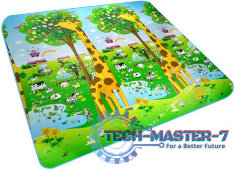 Mata edukacyjna piankowa dwustronna składana ZOO 200 x 180 x 1 cm Mata edukacyjna piankowa dwustronna składana ZOO 200 x 180 x 1 cm