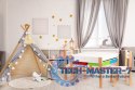 Drewniane meble dla dzieci zestaw stół + 2 krzesła ECOTOYS ECOTOYS