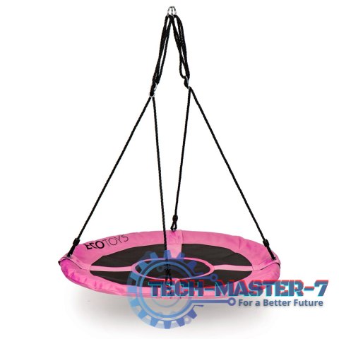 Huśtawka ogrodowa bocianie gniazdo 100cm ECOTOYS różowa ECOTOYS Huśtawka ogrodowa bocianie gniazdo 100cm ECOTOYS różowa ECOTOYS