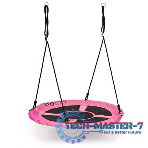 Huśtawka ogrodowa bocianie gniazdo 100cm ECOTOYS różowa ECOTOYS Huśtawka ogrodowa bocianie gniazdo 100cm ECOTOYS różowa ECOTOYS